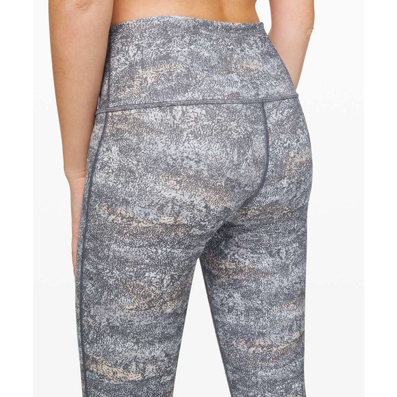 Lululemon Wunder Under Crop (High-Rise) *Full-On Luxtreme 21" Size 4 Gray - Picture 4 of 8